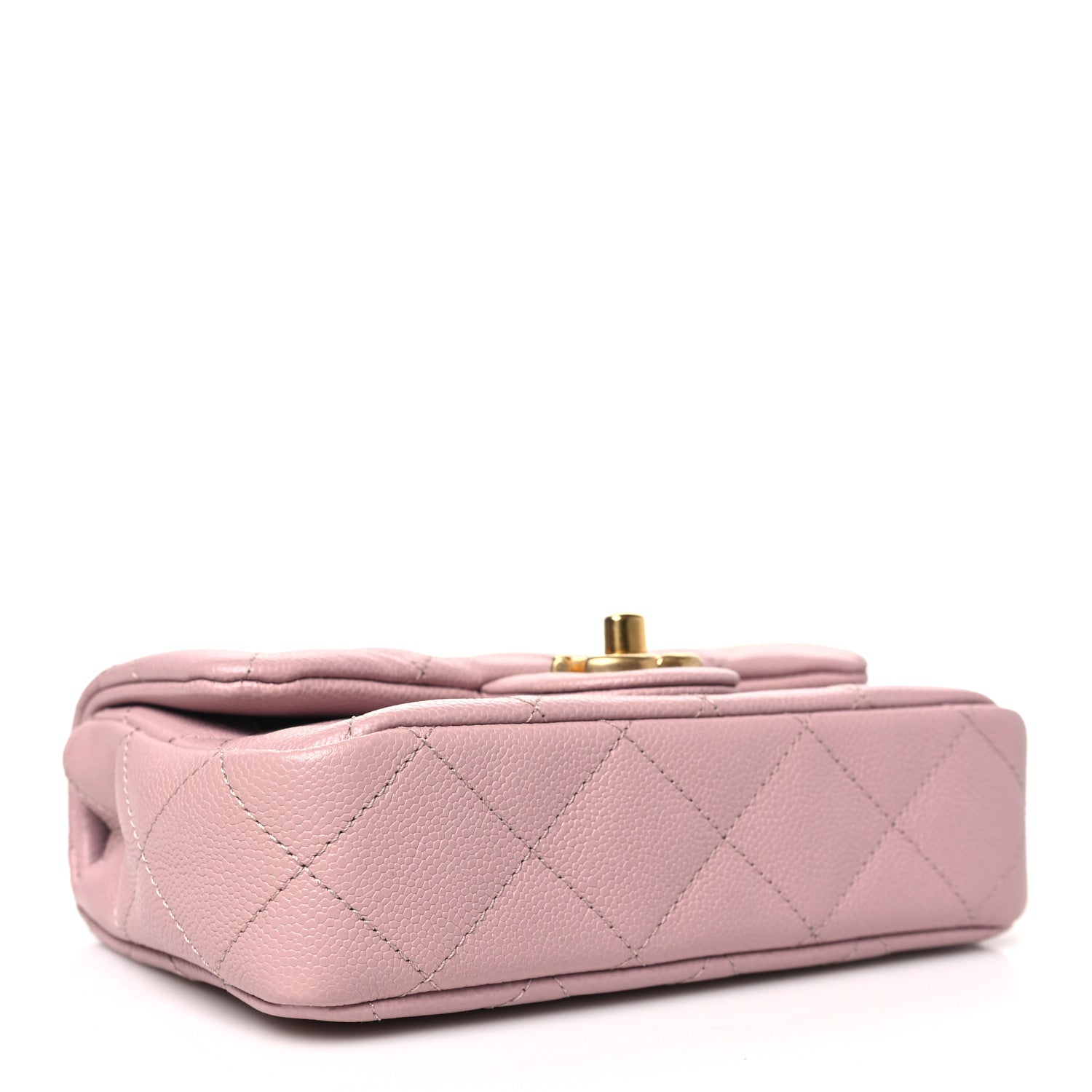 Chanel Caviar Quilted Mini Rectangular Sweetheart Flap Lilac 4 of 11