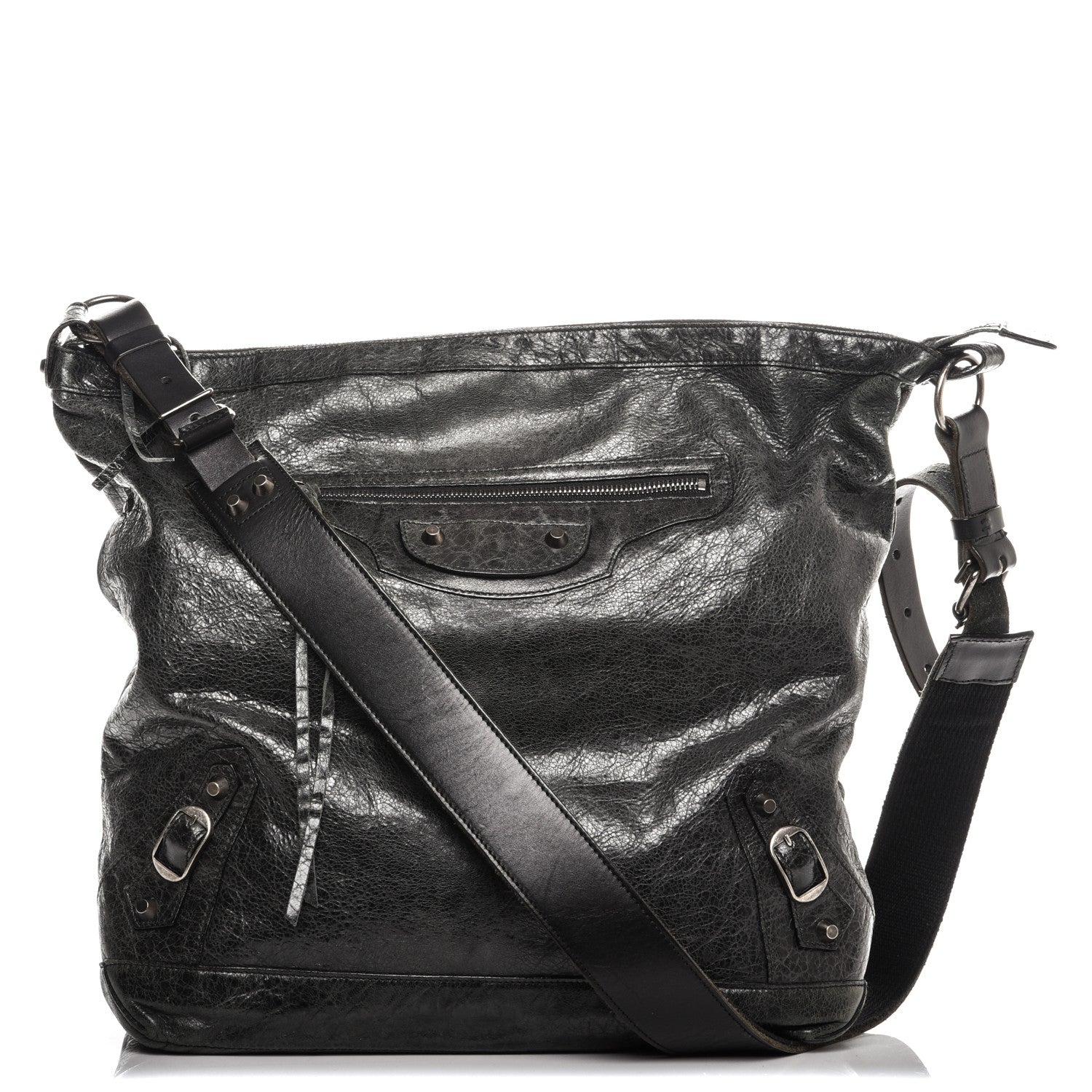 Balenciaga Chevre Classic Hardware Cross Day Shoulder Black 1 of 7