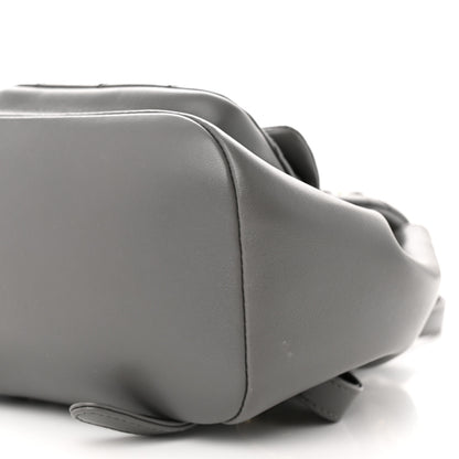 Chanel Lambskin Quilted Small Duma Drawstring Backpack Grey 10 of 11