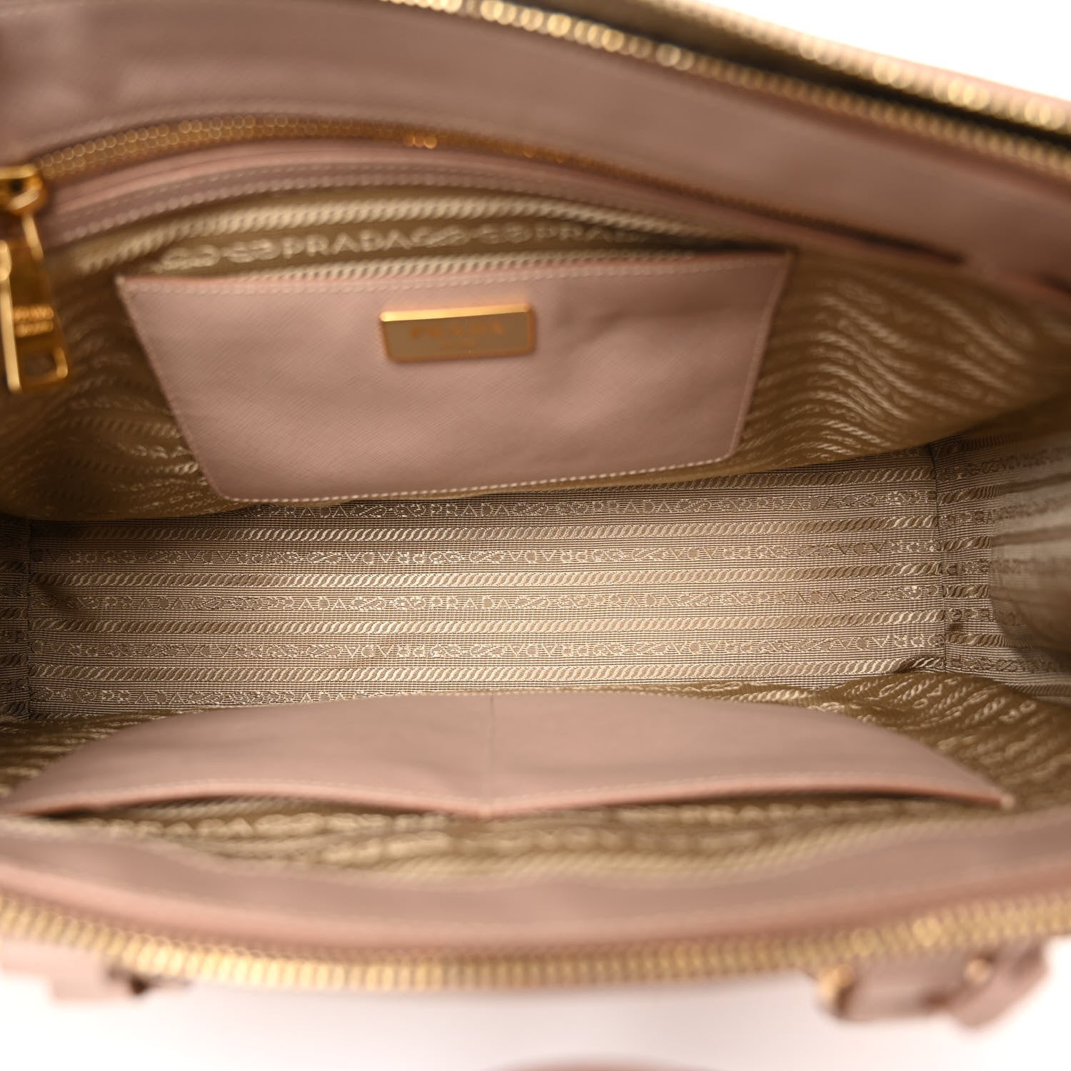 Prada Saffiano Medium Galleria Double Zip Tote Cammeo 5 of 9
