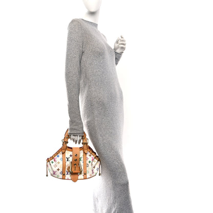 Louis Vuitton Monogram Multicolor Theda GM White 2 of 9