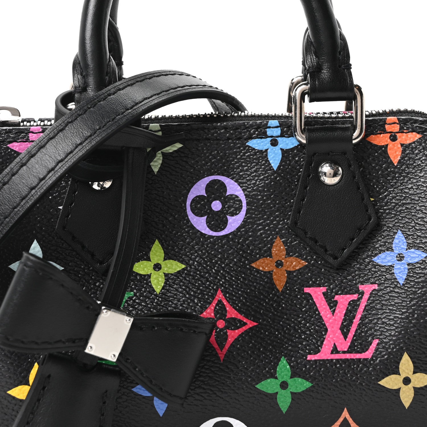 ルイヴィトン Louis Vuitton LV x TM Monogram Multicolor Nano Speedy Black