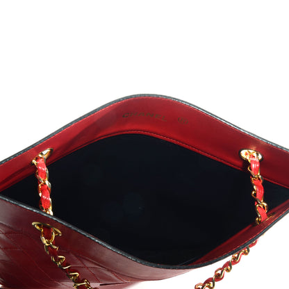 Chanel Lambskin Quilted Portfolio Bag Red 5 of 8