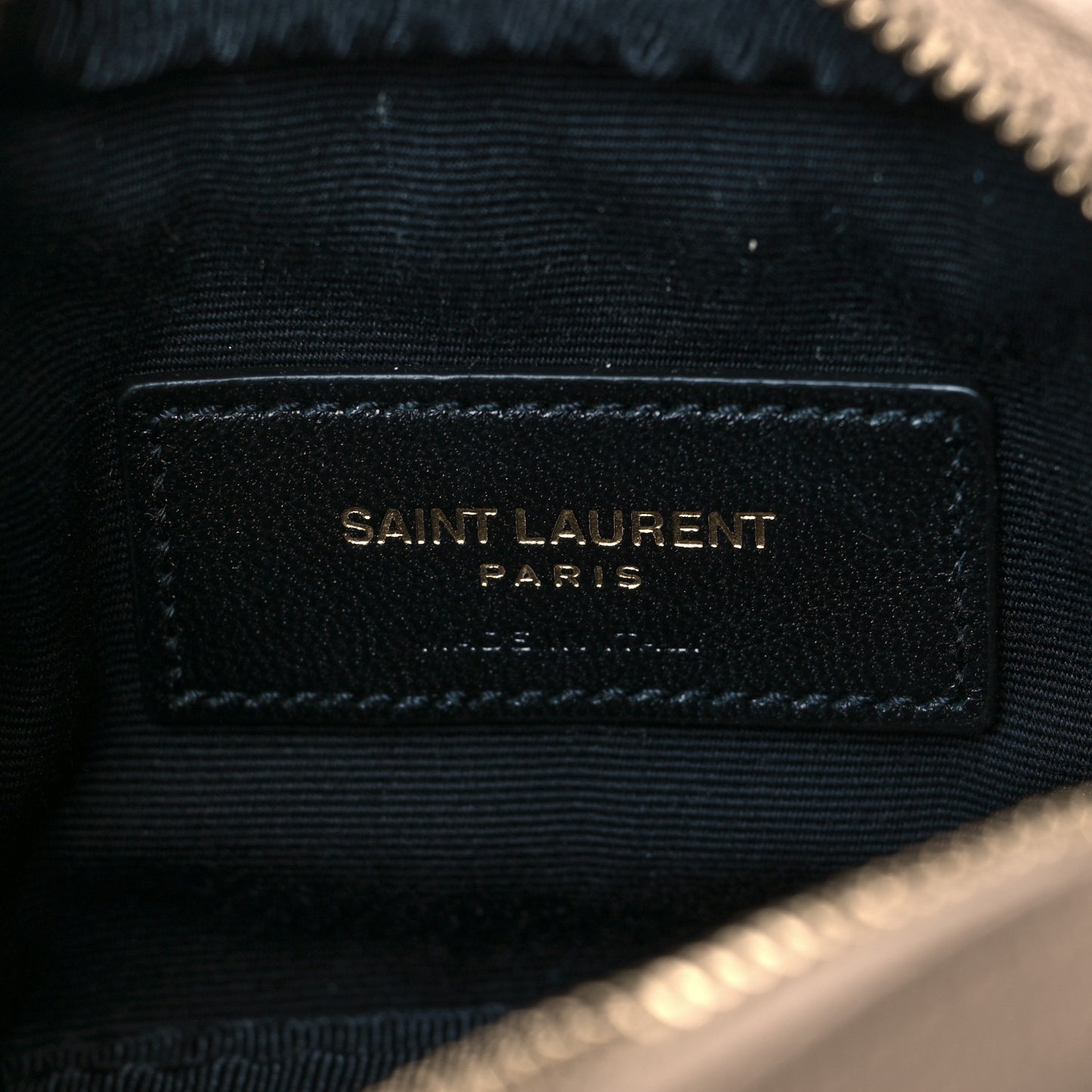 Grain De Poudre Matelasse Monogram Baby Lou Camera Bag Dark Beige