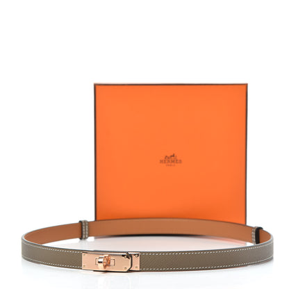 Hermes Epsom Kelly Belt Etoupe 4 of 4