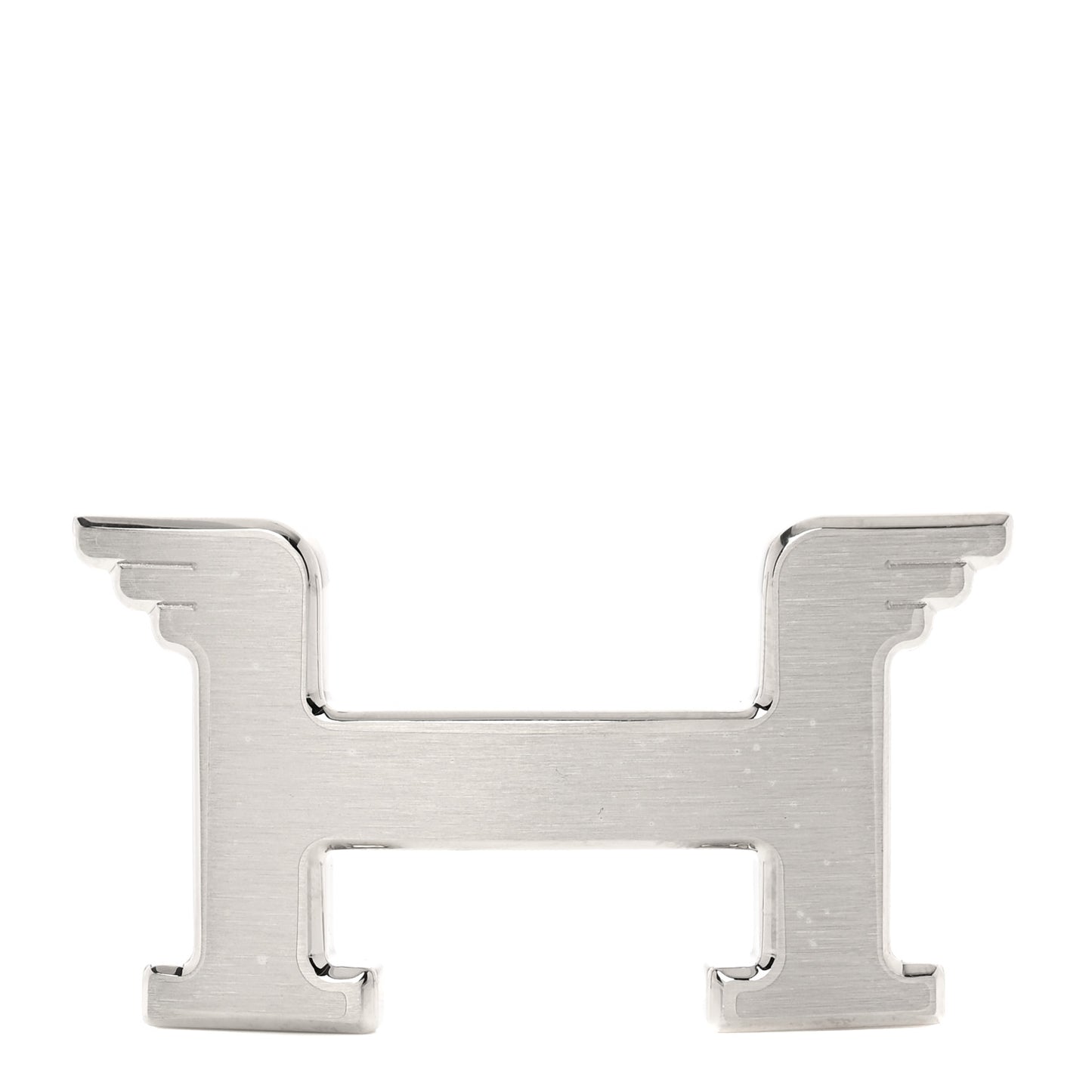 Brushed Palladium 32mm Pegase H Belt Buckle