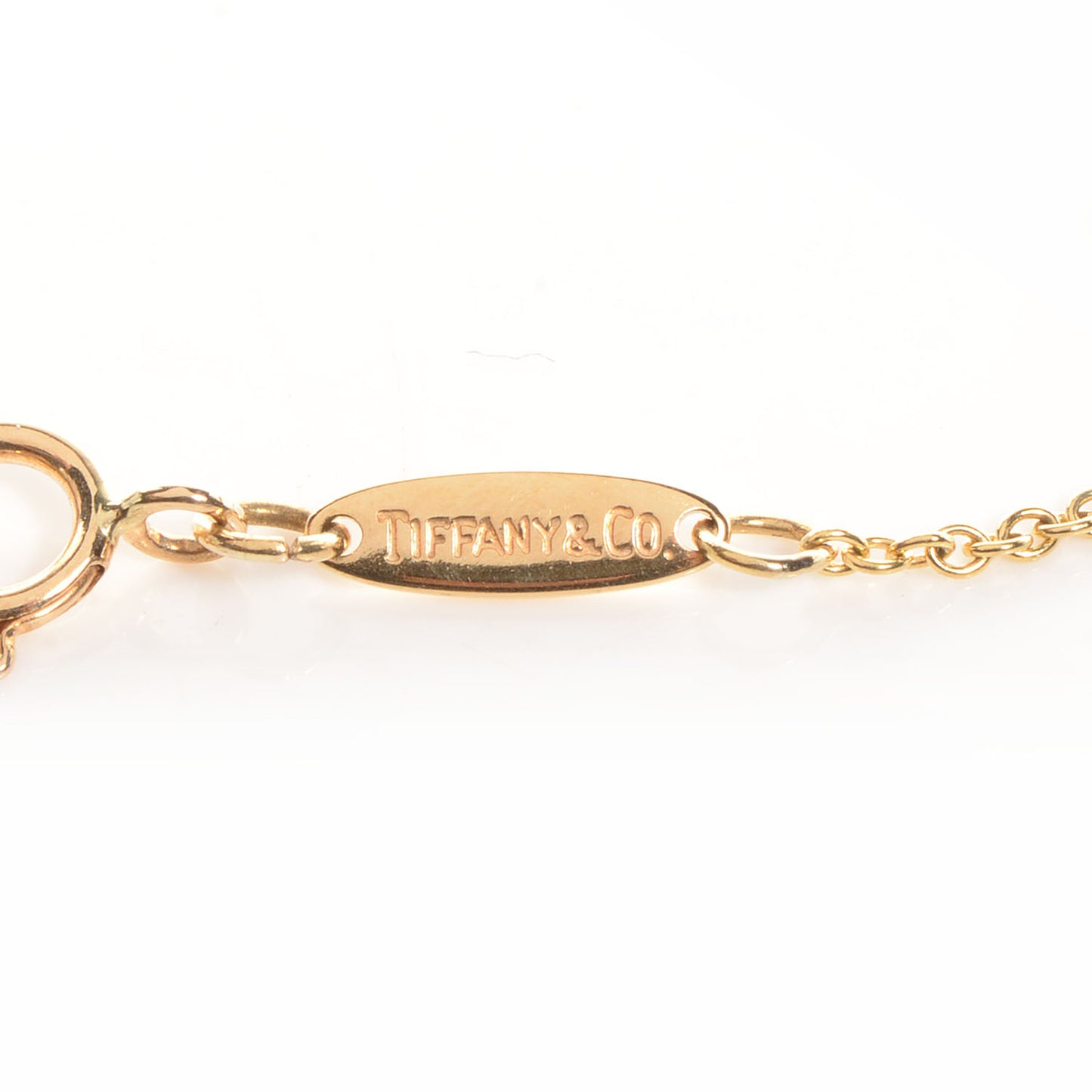 Elsa Peretti 18K Yellow Gold Small Open Heart Pendant Necklace