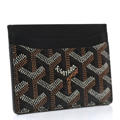Goyard Goyardine Saint Sulpice Card Holder Black 3 of 6