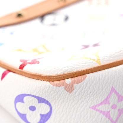 Louis Vuitton Monogram Multicolor Pochette Accessories White 10 of 17