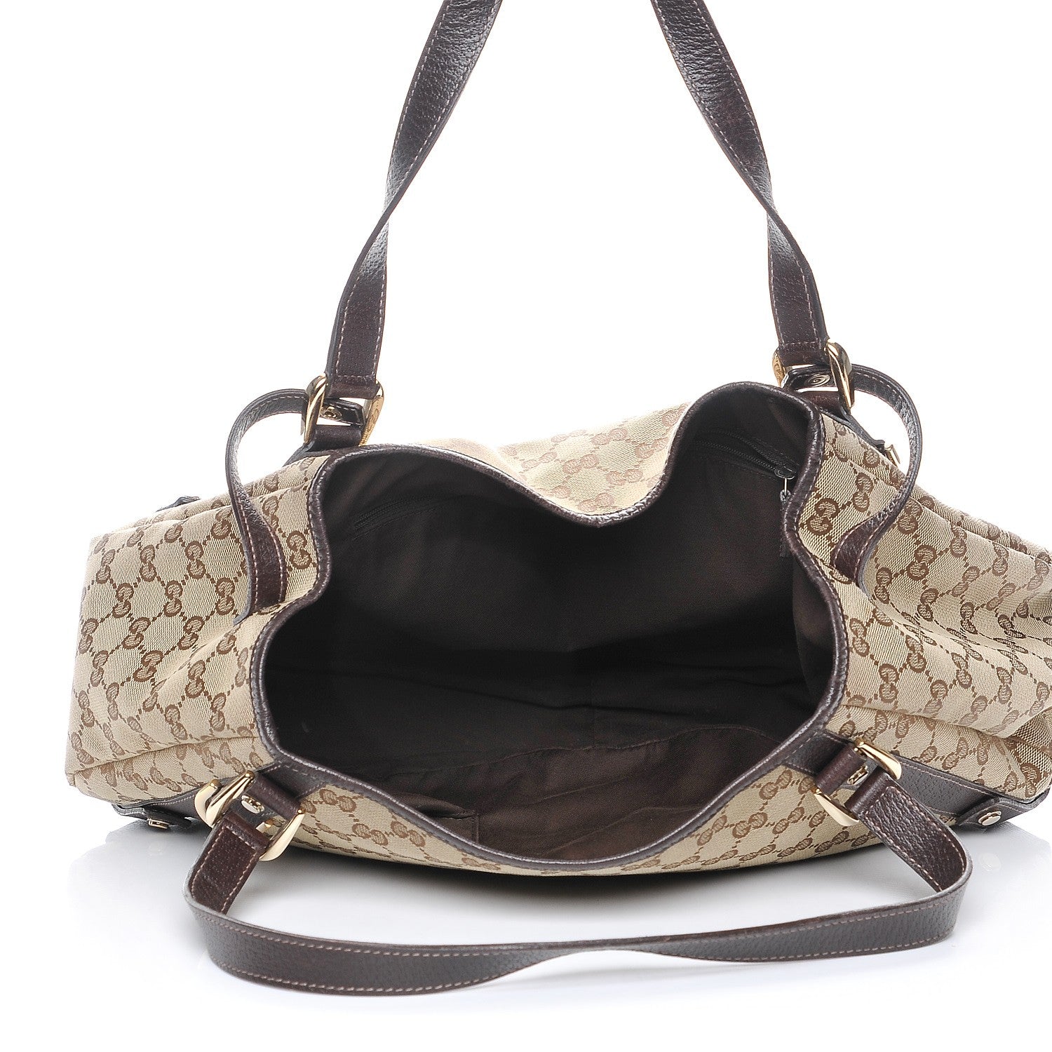 Gucci Monogram Medium Abbey Shoulder Bag Dark Brown 5 of 9