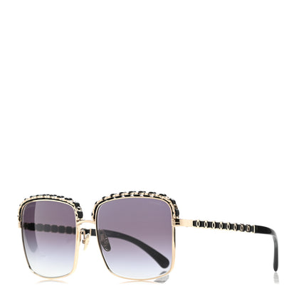Chanel Metal Square Chain Sunglasses 71369 Grey 1 of 7