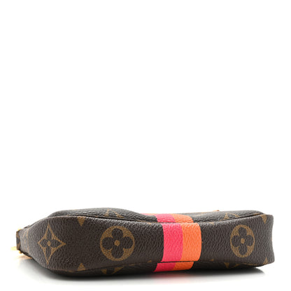 Louis Vuitton Monogram My LV Heritage Mini Pochette Accessories Fuchsia Orange 4 of 9