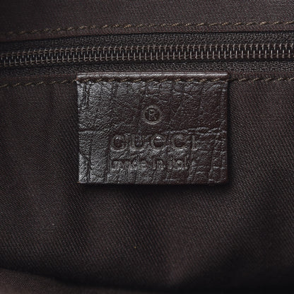 Gucci Monogram Web Small Jackie O Hobo Dark Brown 6 of 7