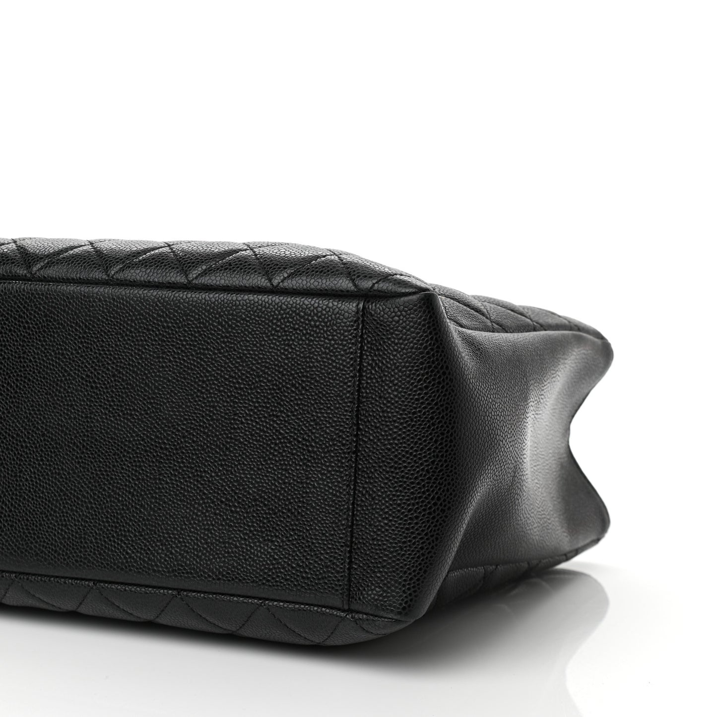 Caviar Quilted Grand Shopping Tote GST Black