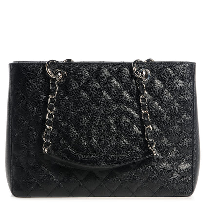 Chanel Caviar Grand Shopping Tote GST Black 1 of 7