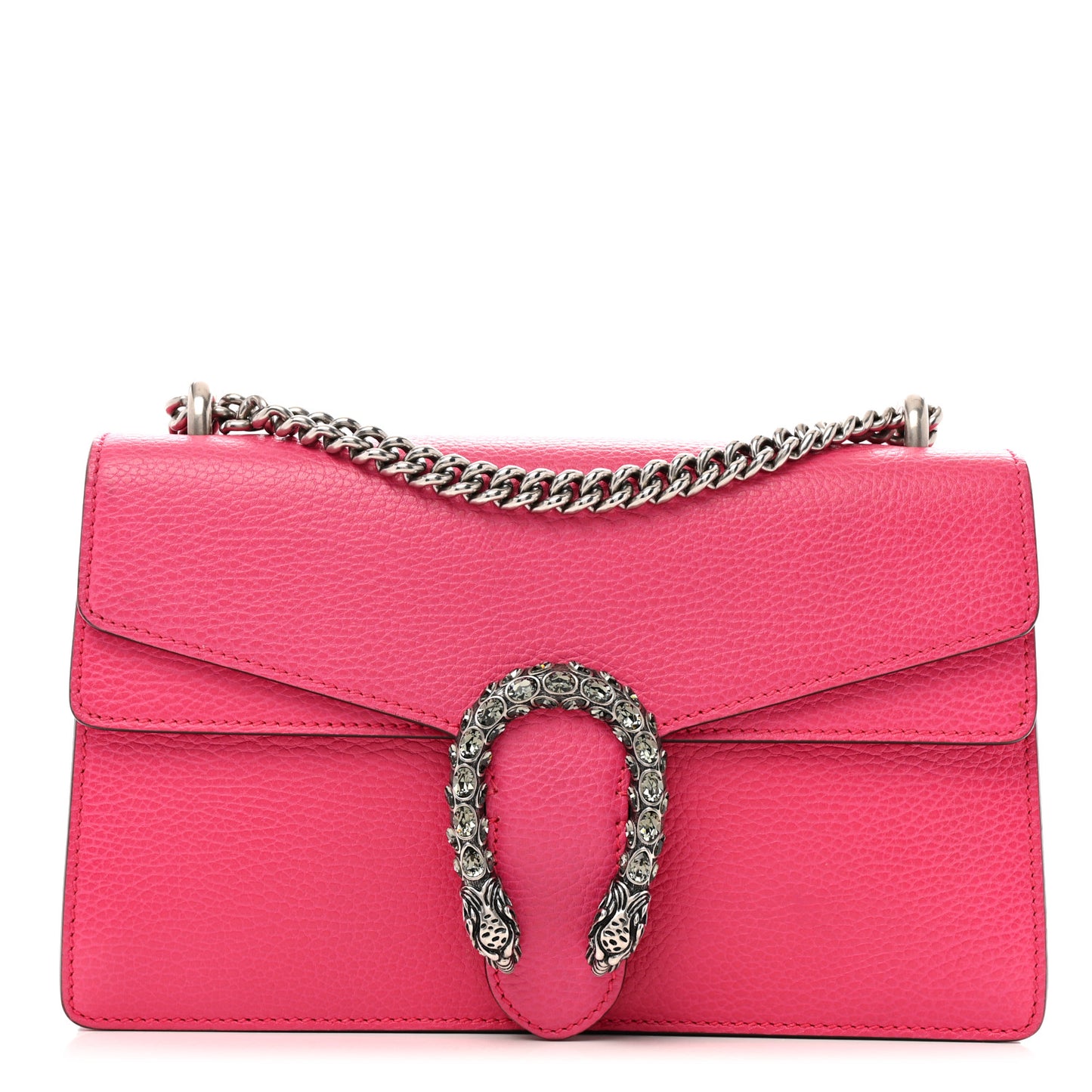Dollar Calfskin Small Dionysus Shoulder Bag Box Pink