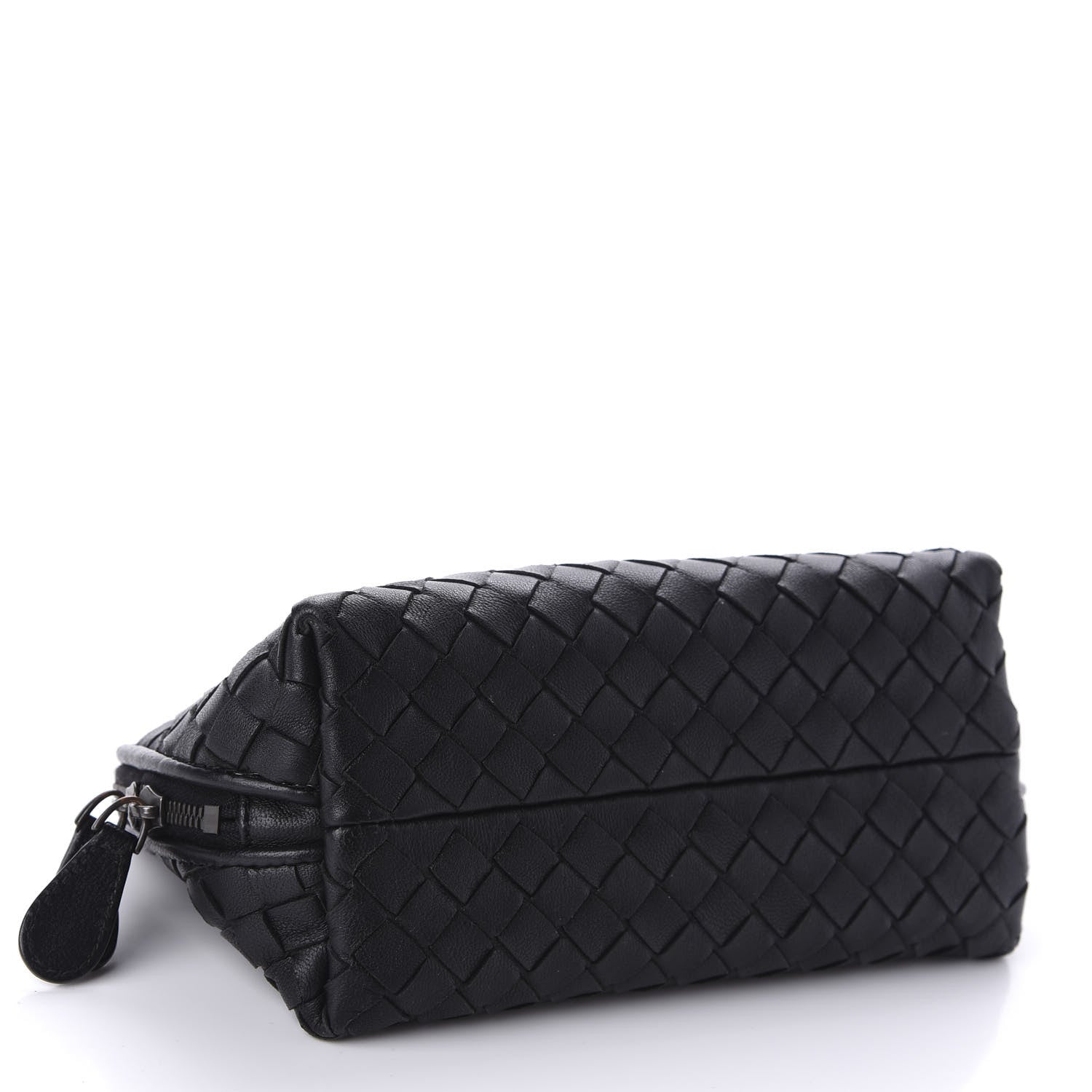 Bottega Veneta Nappa Intrecciato Cosmetic Case Black 4 of 11