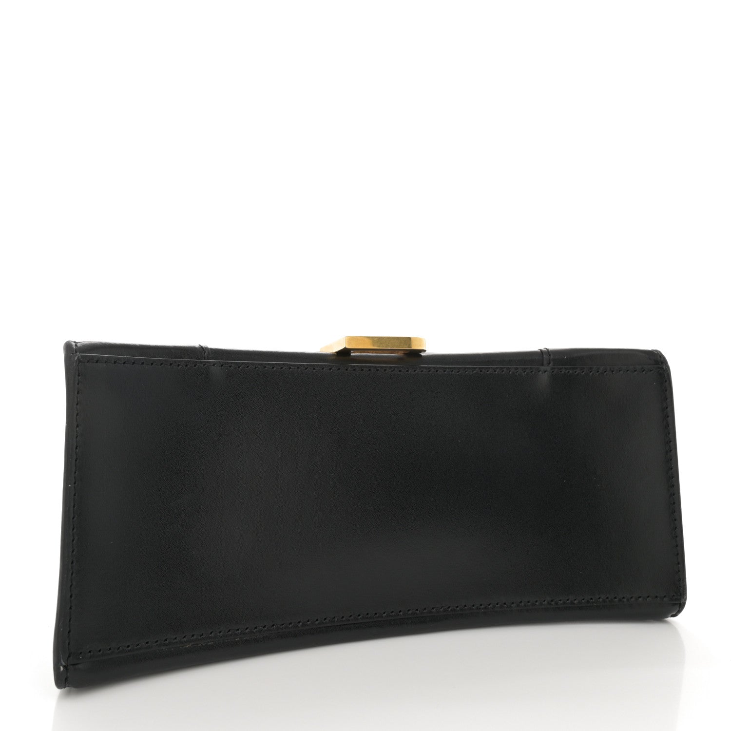 Balenciaga Shiny Box Calfskin Small Hourglass Top Handle Bag Black 4 of 13