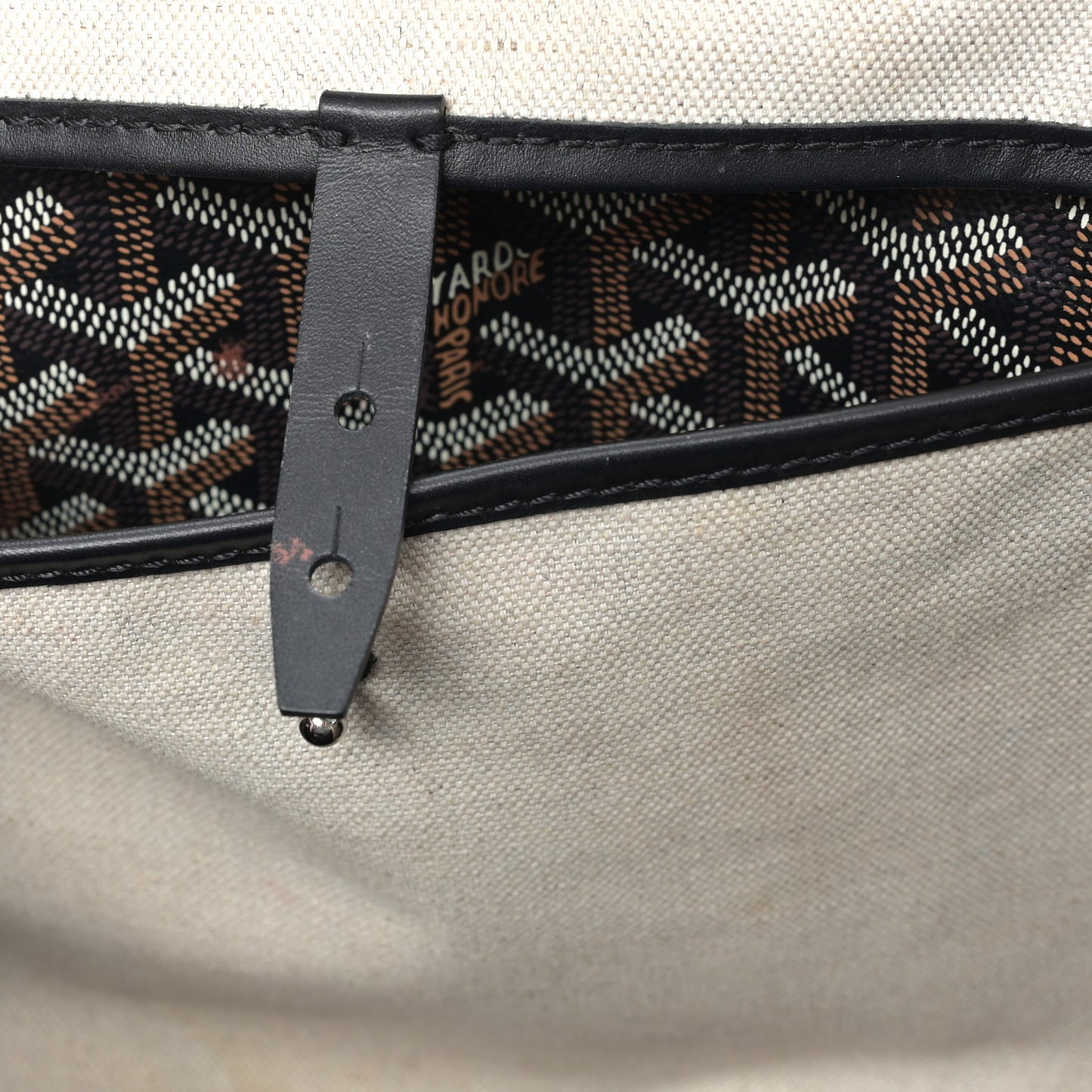 Goyardine Bellechasse PM Black