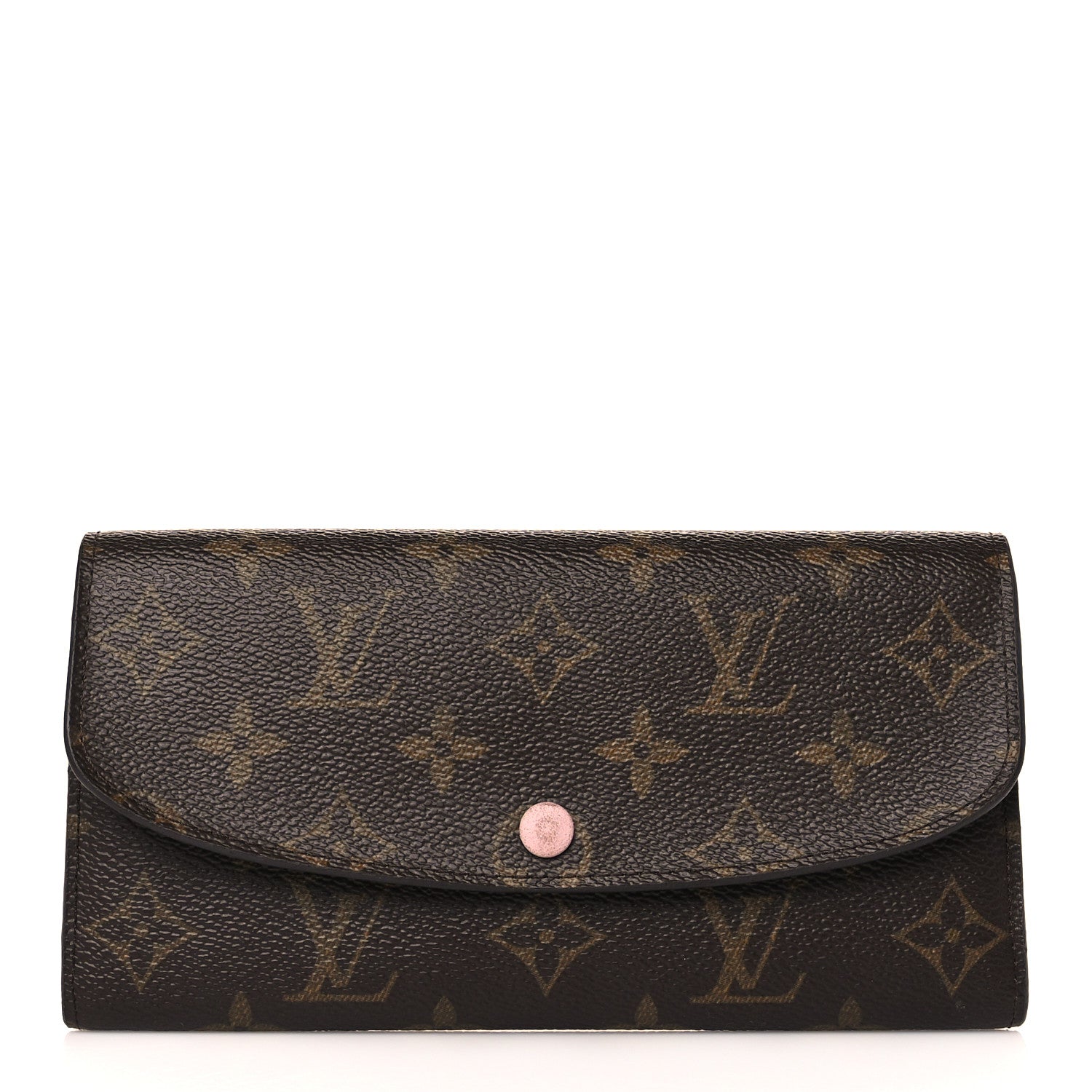 Louis Vuitton Monogram Emilie Wallet Rose Ballerine 1 of 8