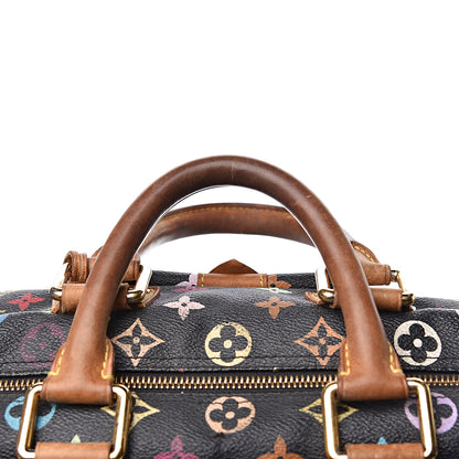 Louis Vuitton Monogram Multicolor Speedy 30 Black 9 of 18