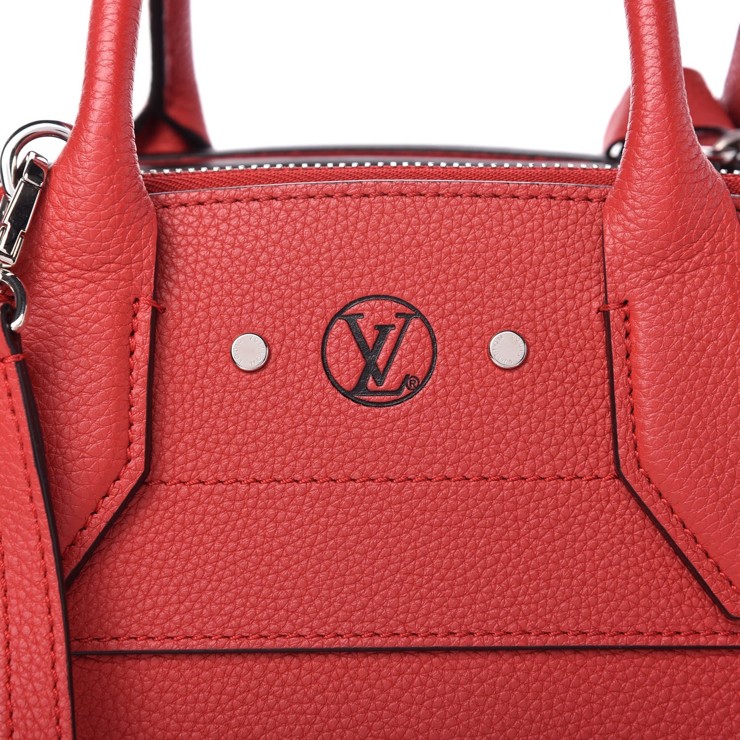 Louis Vuitton Taurillon City Steamer PM Rouge 10 of 10