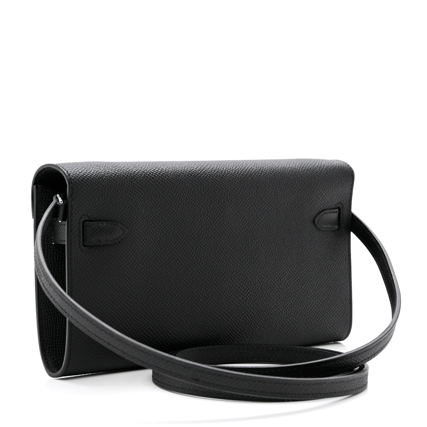 Hermes Epsom Kelly Wallet To Go Black 3 of 8
