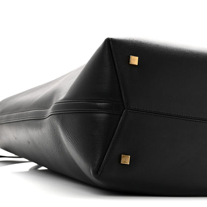 Saint Laurent Shiny Calfskin Le 37 Long Bucket Bag Black 10 of 11