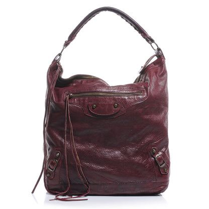 Balenciaga Agneau Day Hobo Bordeaux 1 of 10