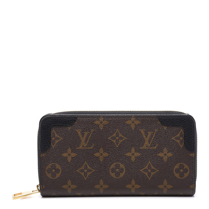 Louis Vuitton Monogram Zippy Retiro Wallet Black 1 of 8