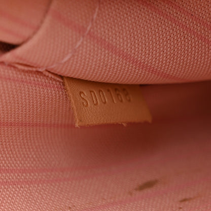 Louis Vuitton Damier Azur Neverfull MM GM Pochette Rose Ballerine 8 of 16