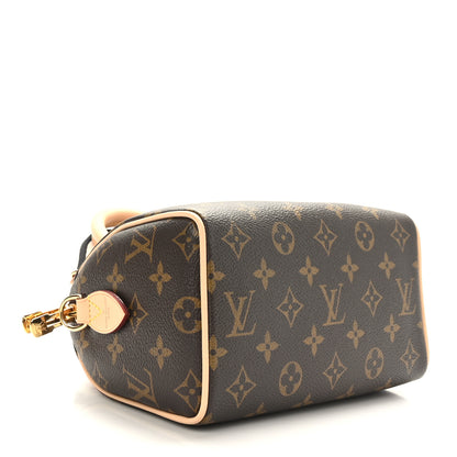Louis Vuitton Monogram Speedy Bandouliere 20 Black 4 of 8