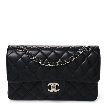 Chanel Lambskin Quilted Small Double Flap Black 1 of 11