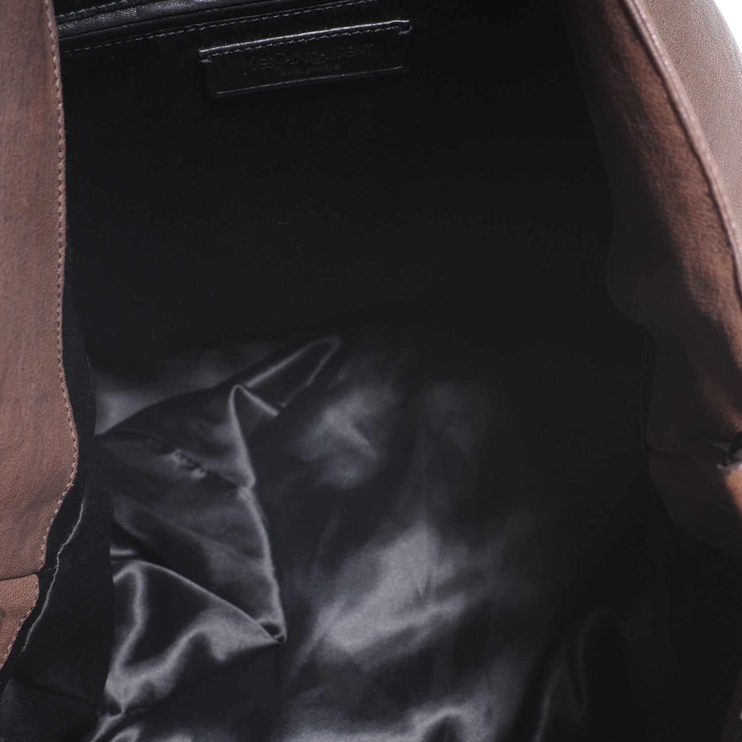 Saint Laurent Leather Large Roady Brown 5 of 7