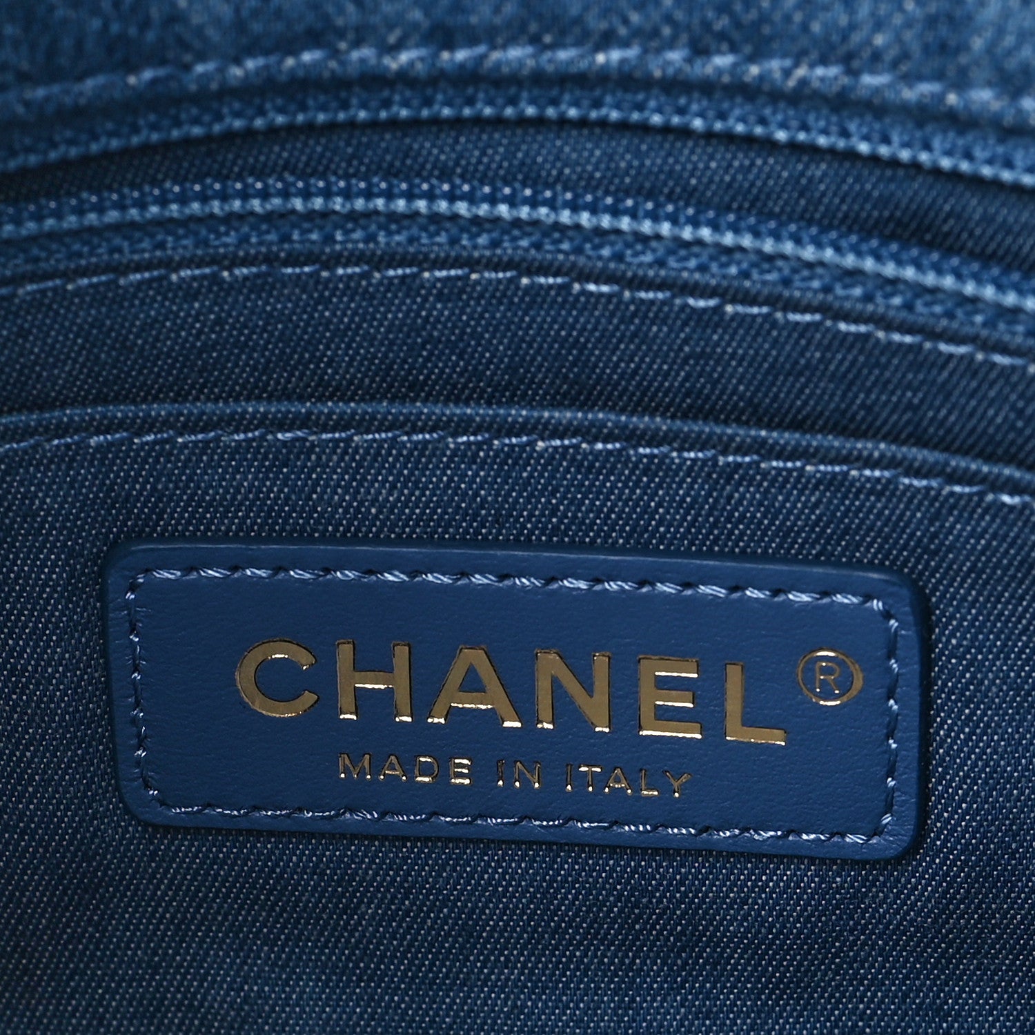 Chanel Denim Quilted Mini Pearl Crush Rectangular Flap Blue 7 of 9