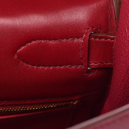 Hermes Tadelakt Ghillies Kelly 32 Rubis 21 of 39