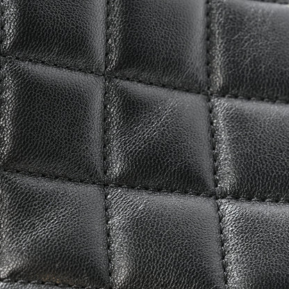 Chanel Lambskin Quilted Mini Rectangular Pearl Crush Flap Black 13 of 14