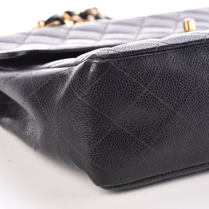 Chanel Caviar Quilted Jumbo Single Flap Black 11 of 20
