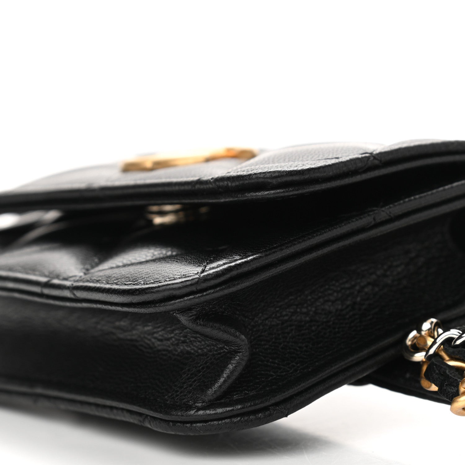 Chanel Goatskin Quilted Flap Waist Belt Bag 10 of 11