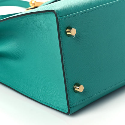 Hermes Epsom Kelly Sellier 32 Vert Verone 9 of 10