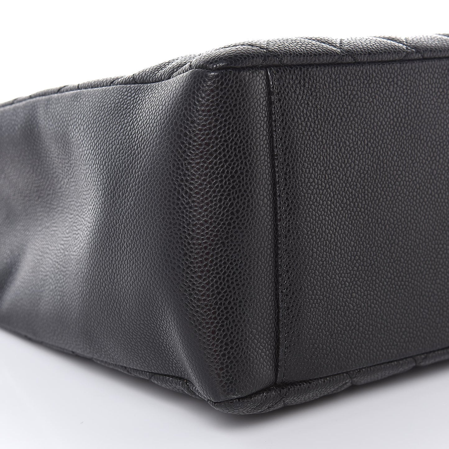 Caviar Quilted Grand Shopping Tote GST Black