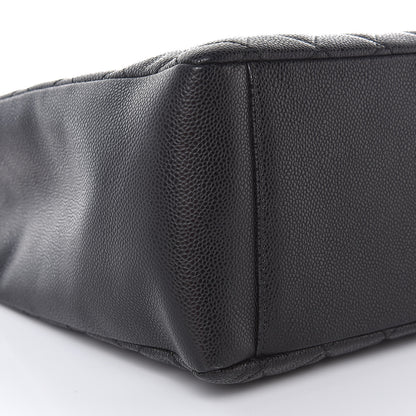 Chanel Caviar Quilted Grand Shopping Tote GST Black 12 of 13