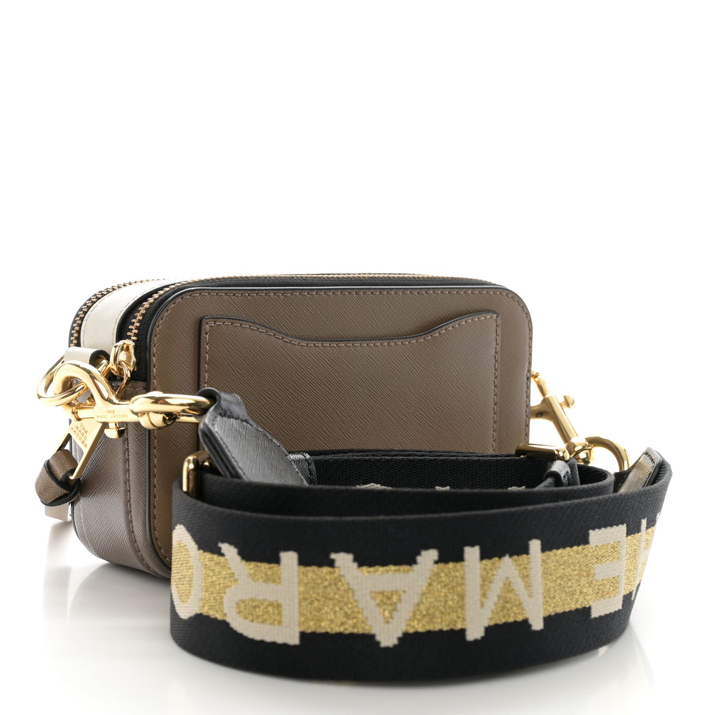 Saffiano Small Snapshot Camera Bag Sandcastle