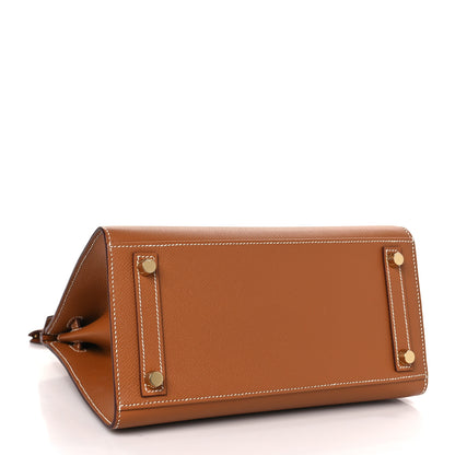 Hermes Epsom Birkin Sellier 25 Gold 4 of 10