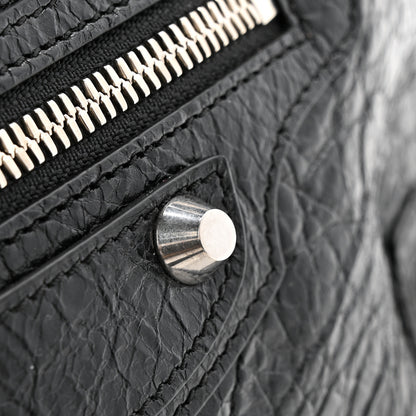 Balenciaga Agneau Arena Silver Hardware Small Le City Black 13 of 14