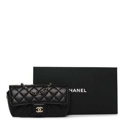 Chanel Caviar Quilted Glasses Case With Chain Black 14 of 14