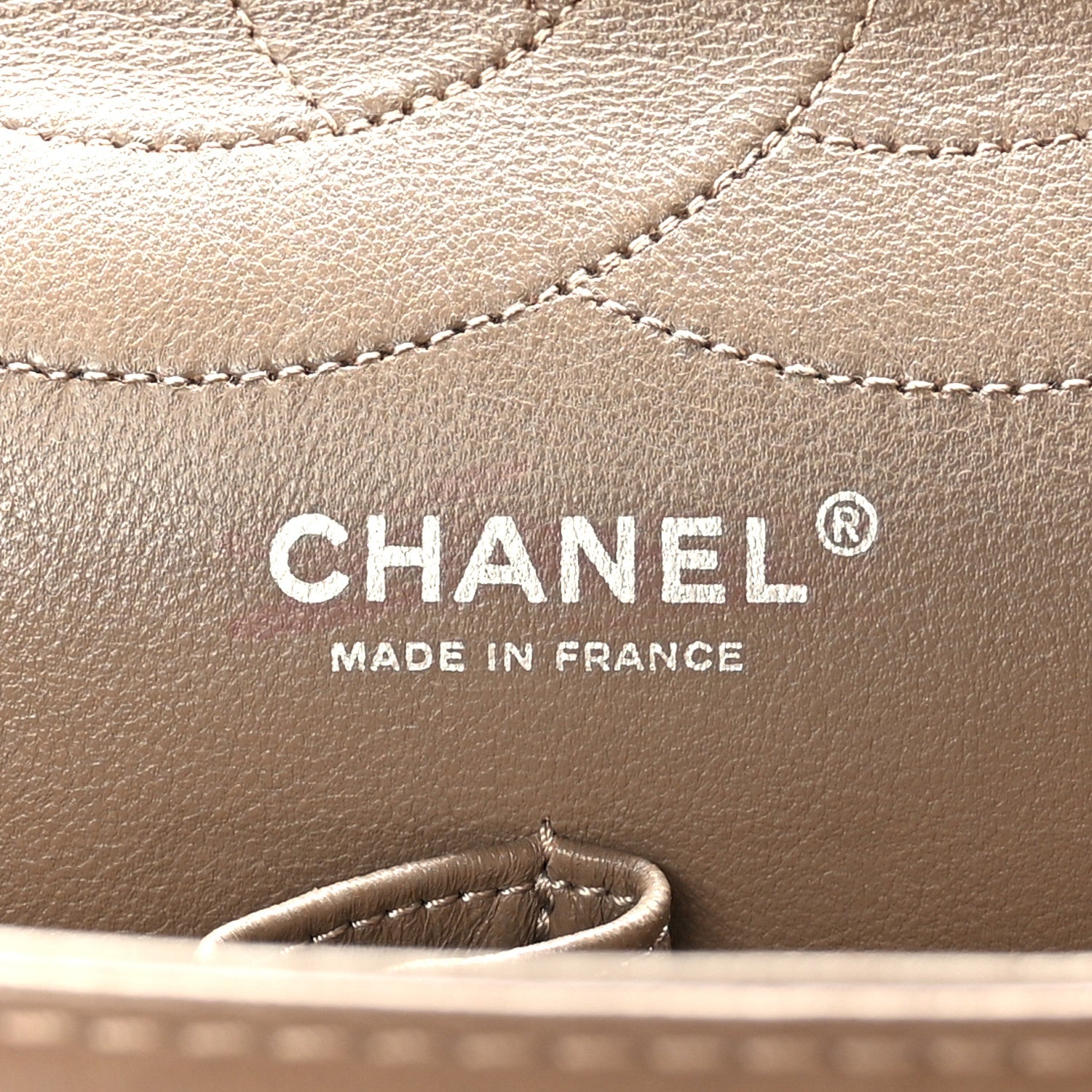 Chanel Patent Quilted 2.55 Reissue 227 Flap Taupe 6 of 9