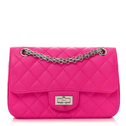 Chanel Sheepskin Quilted 2.55 Reissue Mini Flap Pink 1 of 12