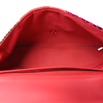 Chanel Tweed Patchwork Medium Single Flap Pink 5 of 11