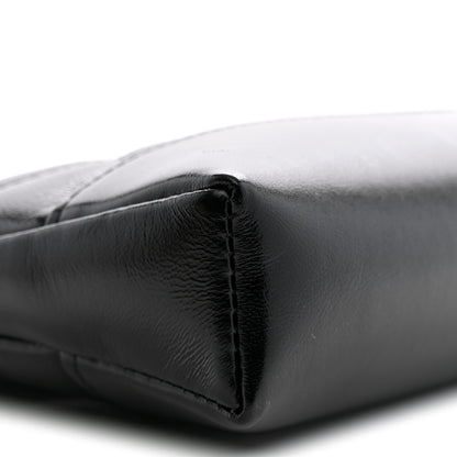 Chanel Shiny Crumpled Calfskin Quilted Nano 31 Shopping Bag Black 9 of 11